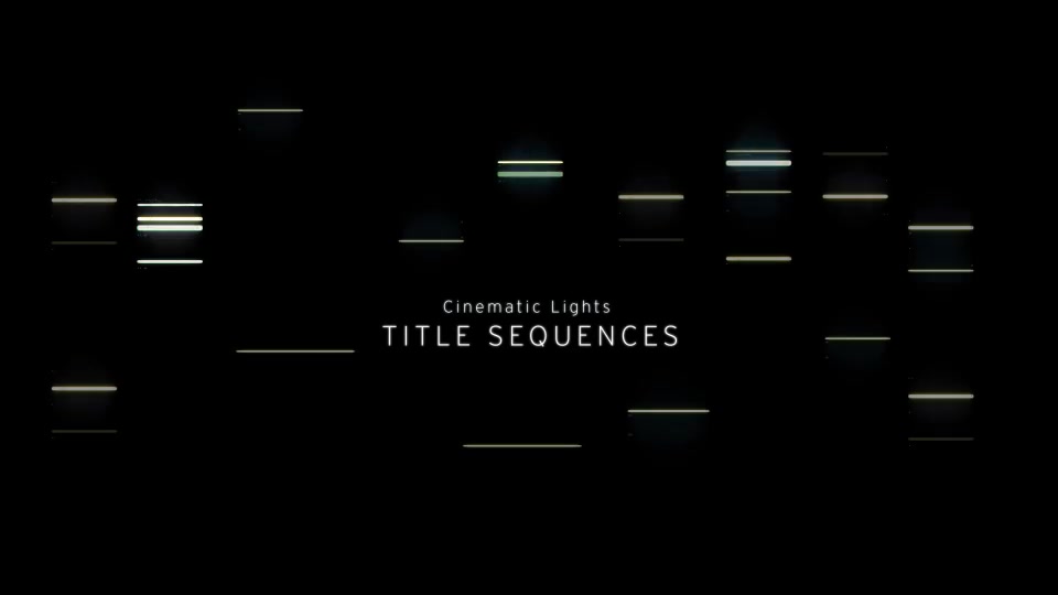 Cinematic Lights: Title Sequence Videohive 23853686 After Effects Image 12
