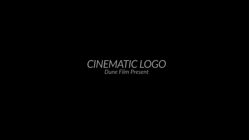 Cinematic Logo Reveal Videohive 23406136 After Effects Image 1