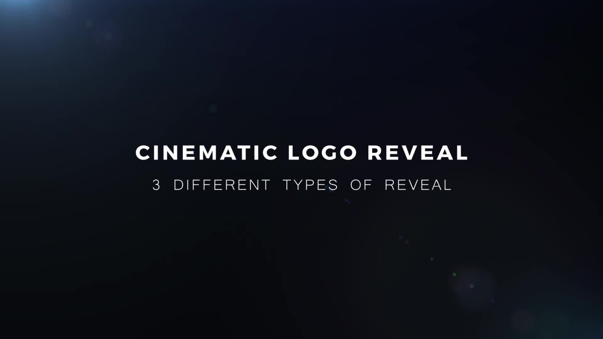 Cinematic Logo Reveal Videohive 31124082 After Effects Image 1