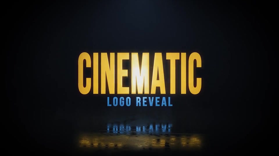 Cinematic logo reveal - Download Videohive 23017052