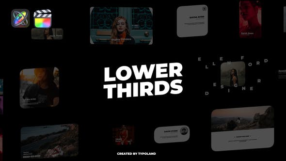 Cinematic Lower Thirds - 33059911 Download Videohive