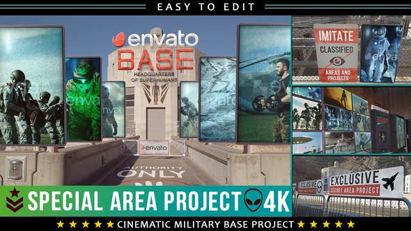 Cinematic Military Base Titles - Download Videohive 27764074