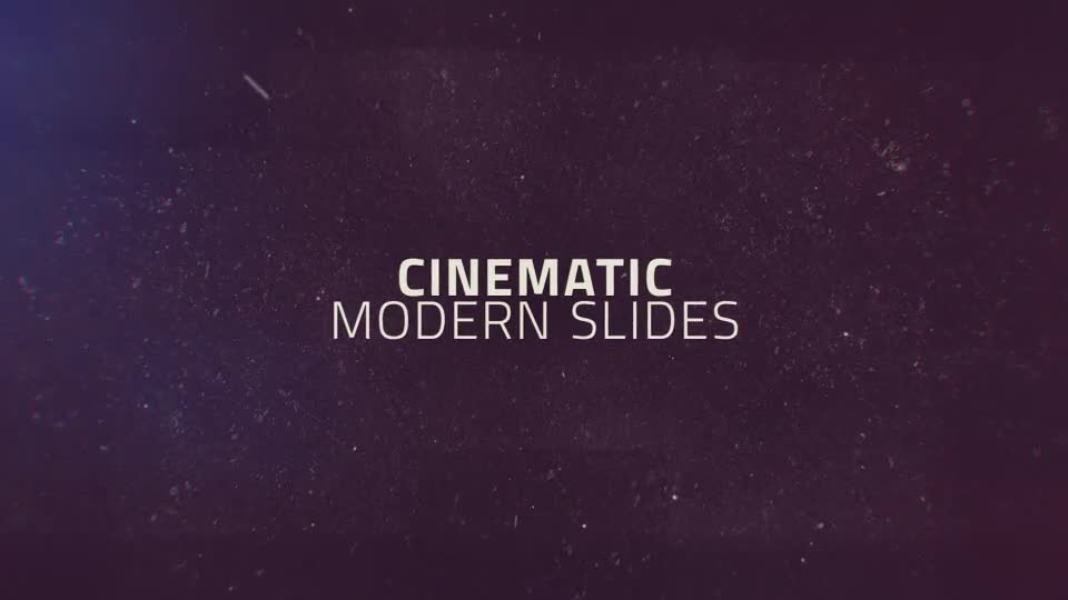 Cinematic Modern Slides - Download Videohive 19333006
