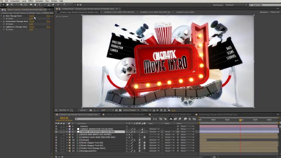 Cinematic Movie Logo Reveal bundle Videohive 19601500 After Effects Image 10
