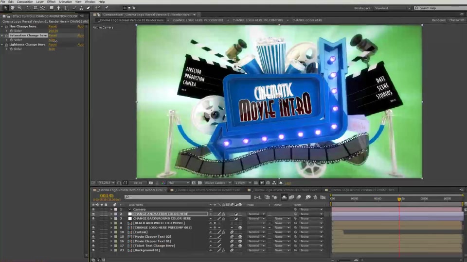 Cinematic Movie Logo Reveal bundle Videohive 19601500 After Effects Image 12