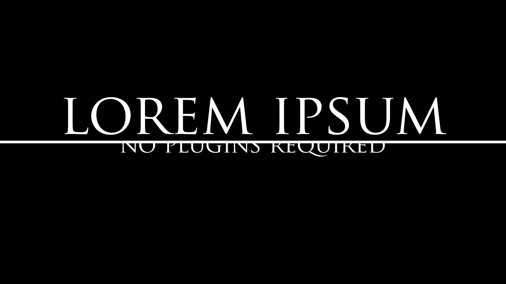 Cinematic Opener Lorem Ipsum (Mogrt) Videohive 24231570 Premiere Pro Image 1