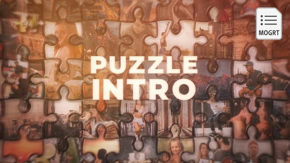 Cinematic Puzzle Intro MOGRT - 37871716 Download Videohive