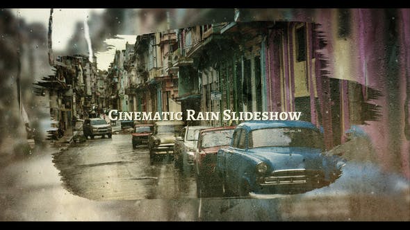 Cinematic Rain Slideshow - 23719490 Download Videohive