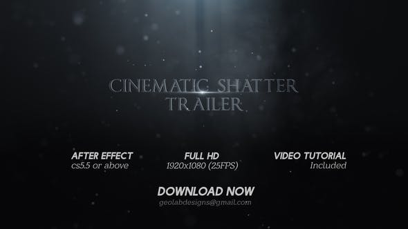 Cinematic Shatter Trailer l Title Broken Trailer l Epic Trailer l Intense Trailer - 25876415 Videohive Download