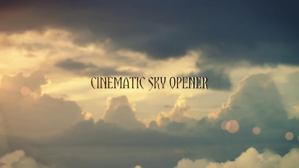 Cinematic Sky Opener - Download Videohive 14440022