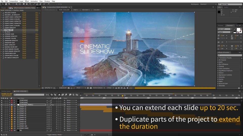 Cinematic Slideshow - Download Videohive 19813067