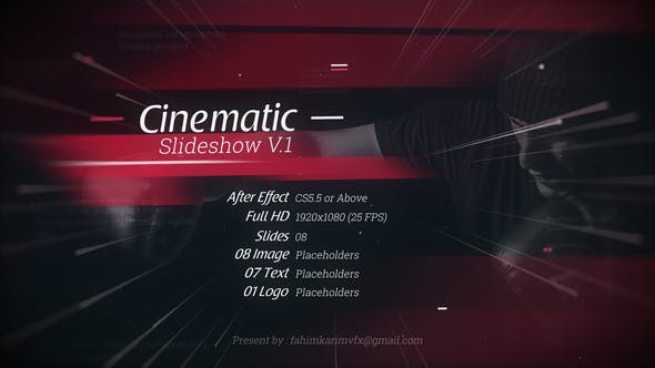 Cinematic Slideshow V.1 - Download Videohive 22539892