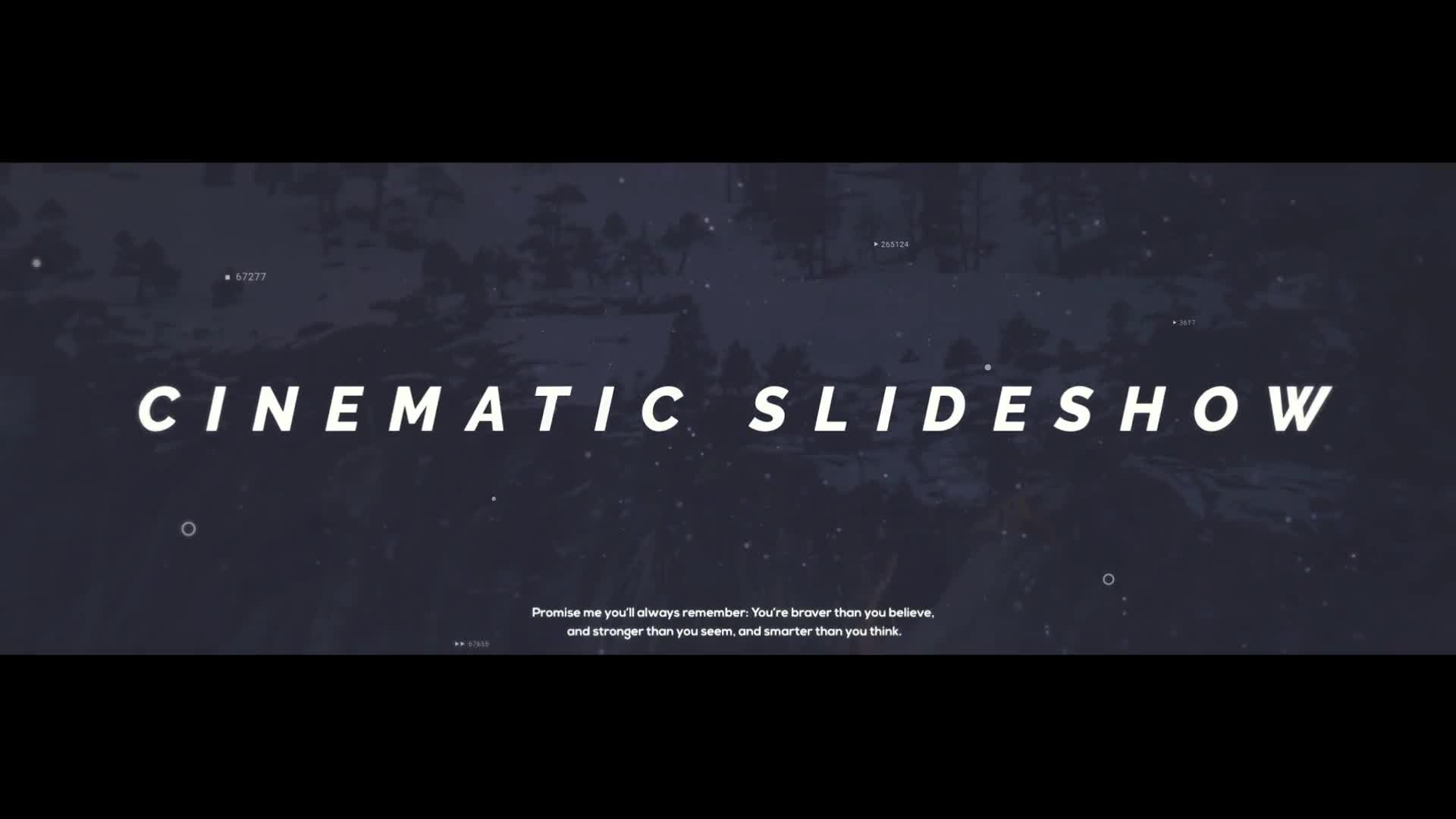 Cinematic Slideshow Videohive 21234942 After Effects Image 1