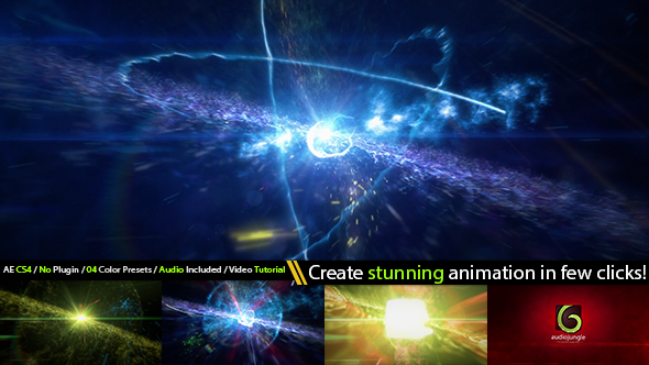 Cinematic Space Particles Explosion Logo Intro - Download Videohive 10916843