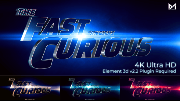 Cinematic Title Trailer_Fast and the curious - 25897760 Download Videohive