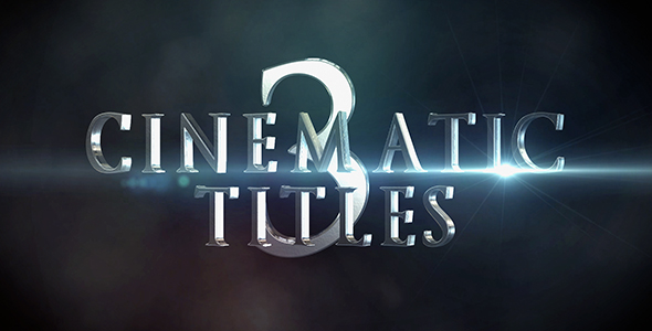 Cinematic Titles 3 - Download Videohive 20436163