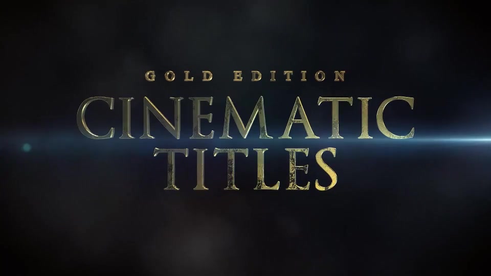 Cinematic Titles 4_Gold Edition Videohive 21117336 After Effects Image 2