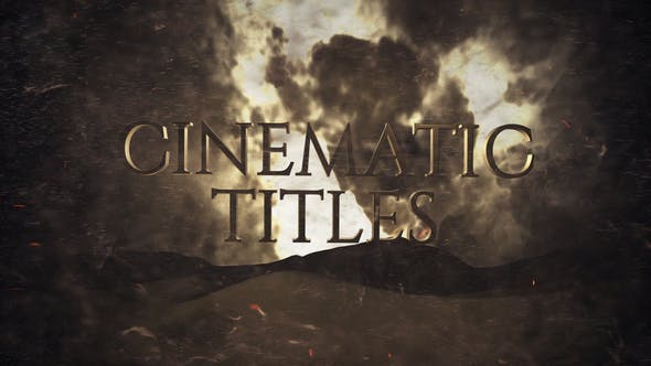 Cinematic Titles - Videohive 24765219 Download