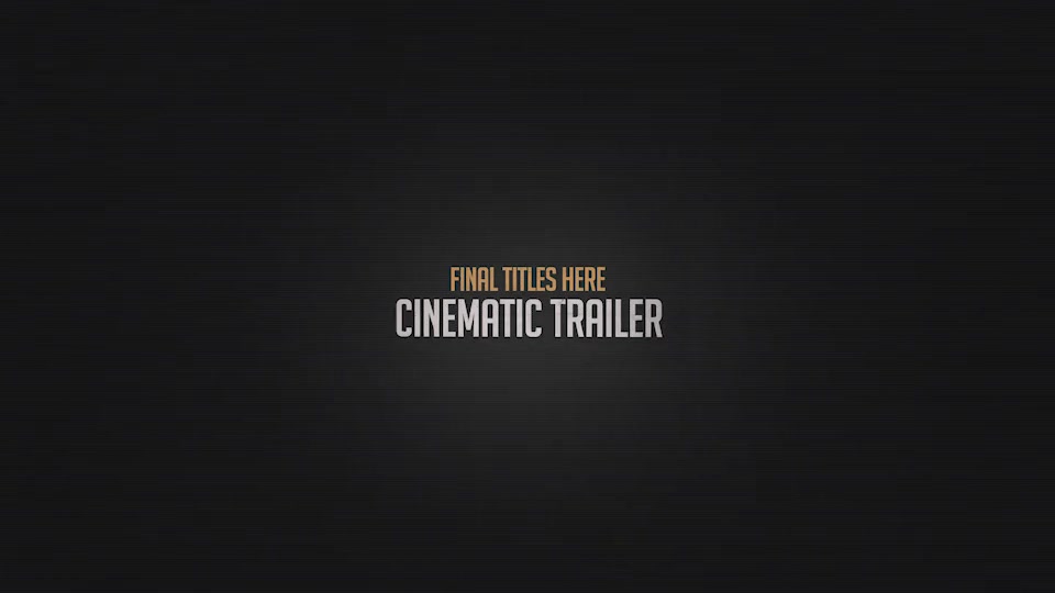 Cinematic Trailer in 4K Videohive 21531860 After Effects Image 11