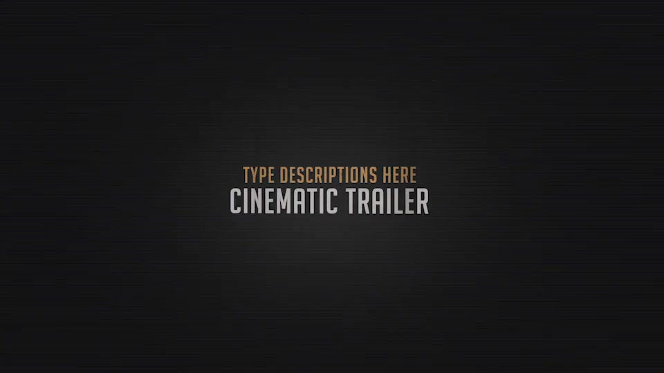 Cinematic Trailer in 4K Videohive 21531860 After Effects Image 4
