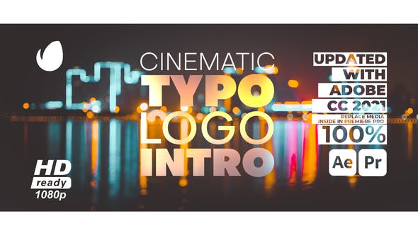 Cinematic Typo Logo for Premiere Pro - Download Videohive 36487427