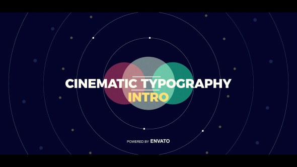 Cinematic Typography Intro - Download Videohive 19600023