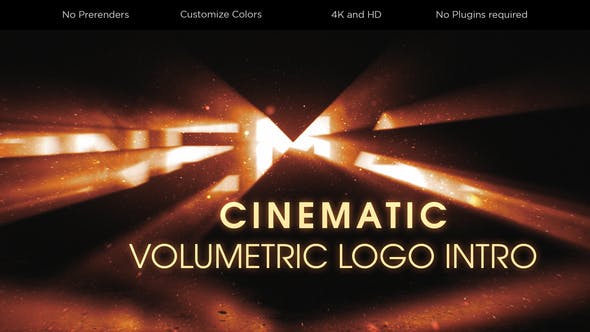 Cinematic Volumetric Logo Intro - 26753343 Videohive Download