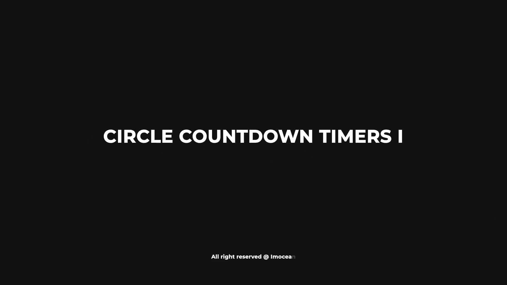 Circle Countdown Timers I Videohive 39054626 After Effects Image 12