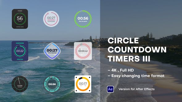 Circle Countdown Timers III - Videohive Download 42282447