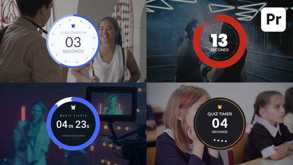 Circle Countdown Timers - Videohive 38830598 Download