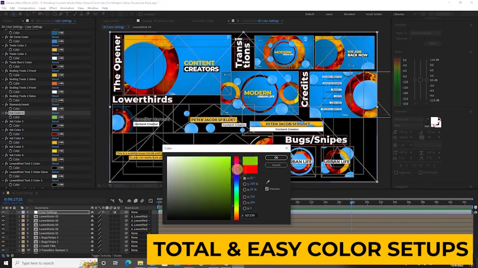 Circle Inks For Modern Urban Broadcast Pack Videohive 39207790 After Effects Image 12