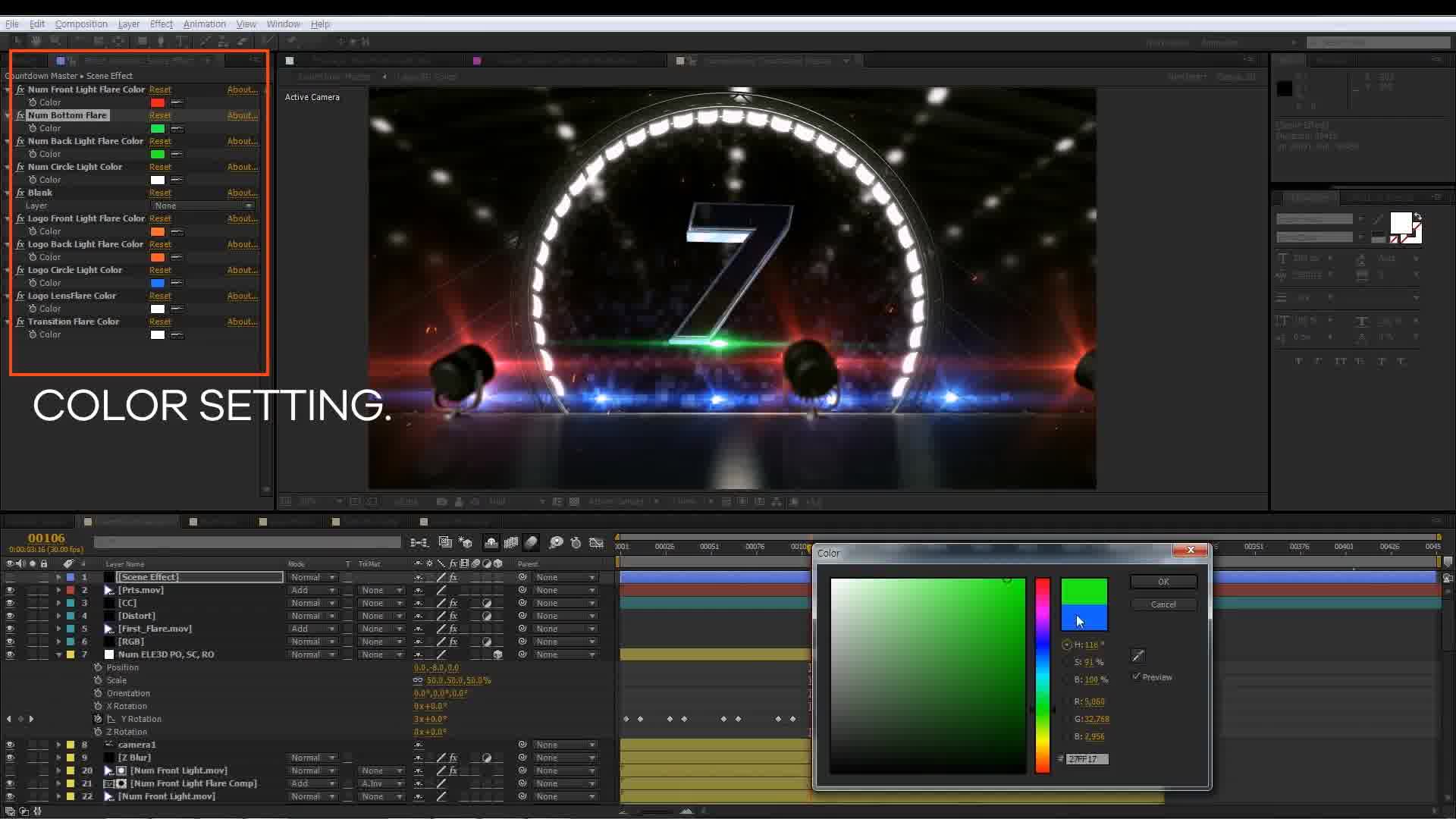 Circle Light Countdown Videohive 23669670 After Effects Image 11