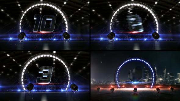 Circle Light Countdown - 23669670 Videohive Download