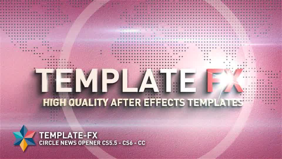 Circle News Opener - Download Videohive 8372425