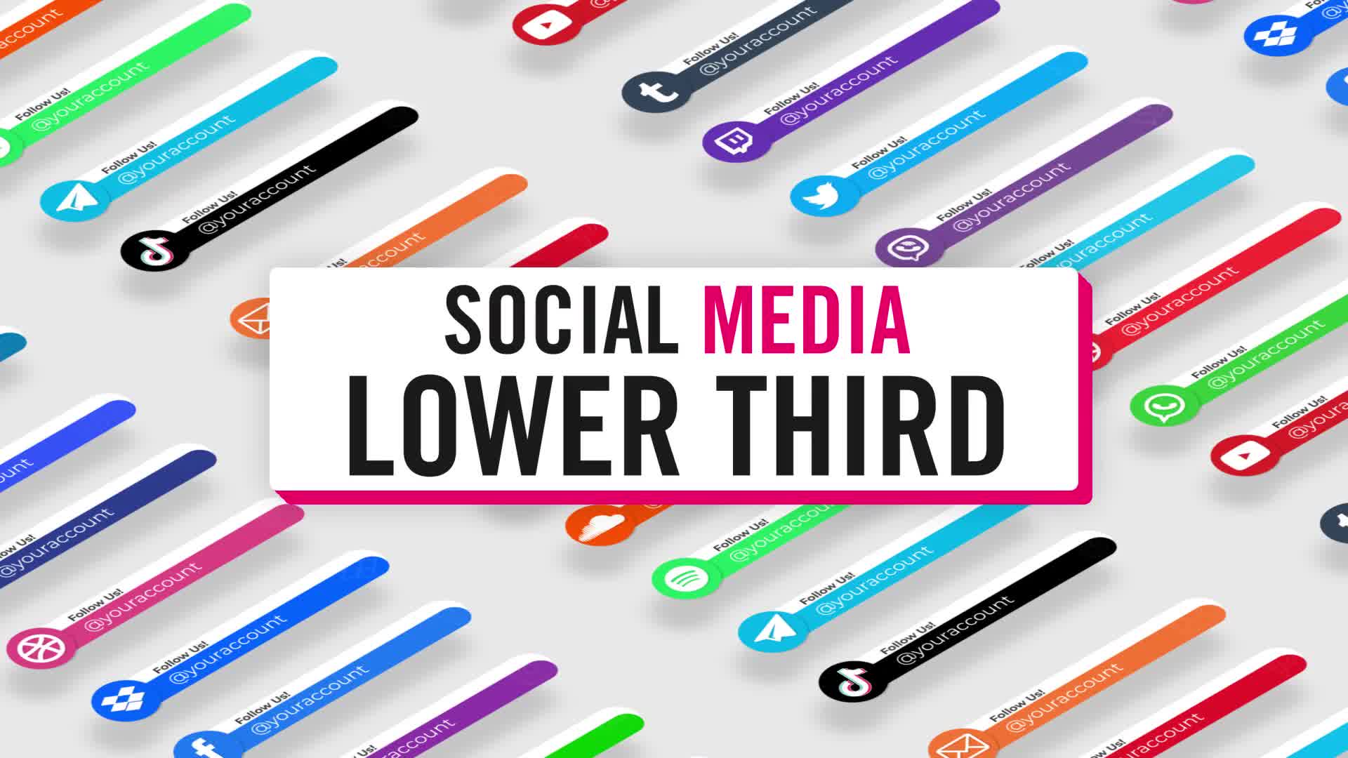 Circle Social Media Lower Thirds Videohive 30621985 Premiere Pro Image 10