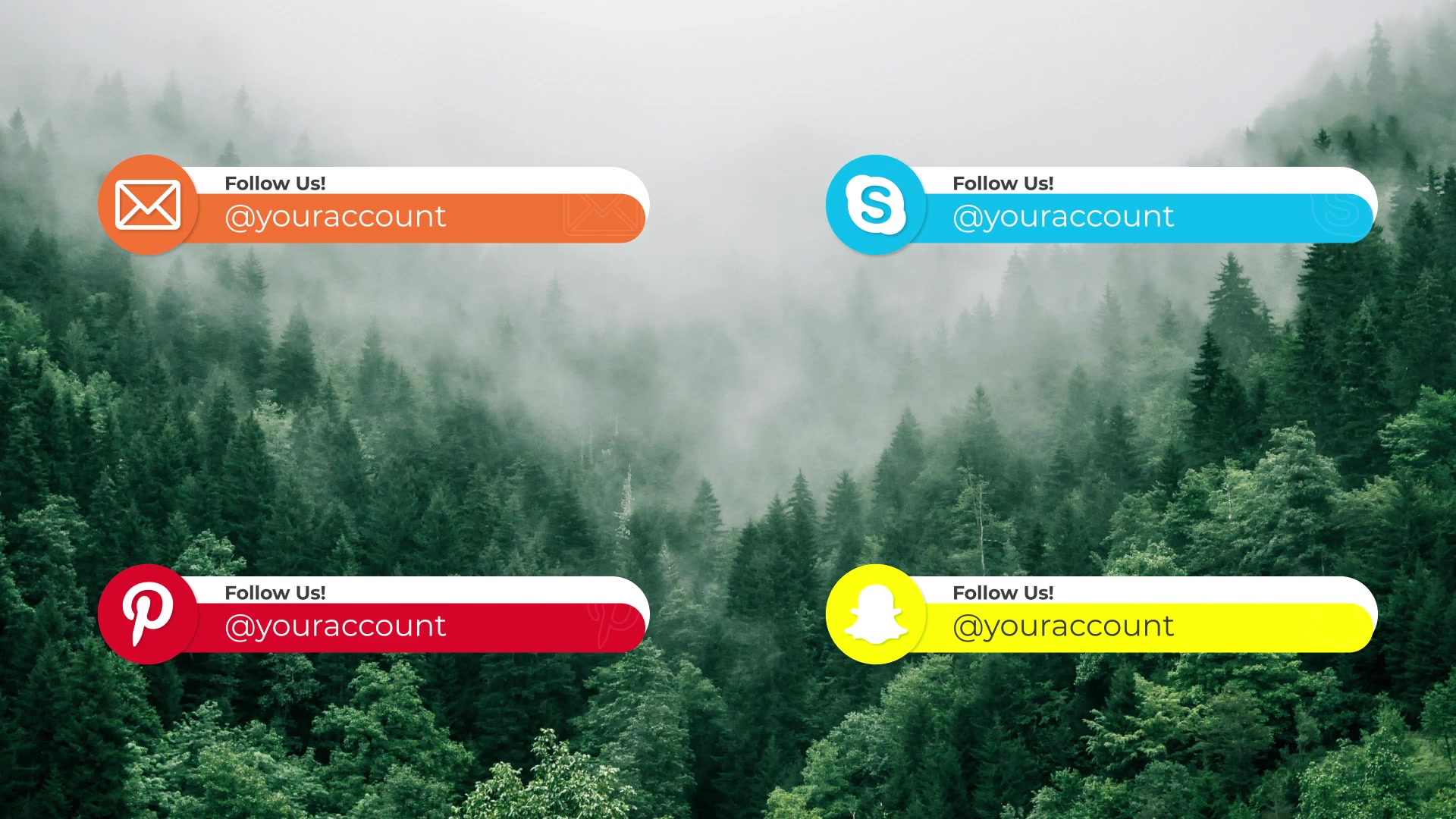 Circle Social Media Lower Thirds Videohive 30621986 After Effects Image 5