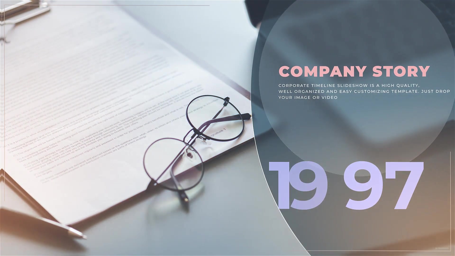 Circle Style Corporate Timeline Videohive 28340332 Premiere Pro Image 7