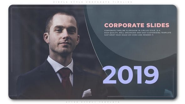 Circle Style Corporate Timeline - Download 23243688 Videohive