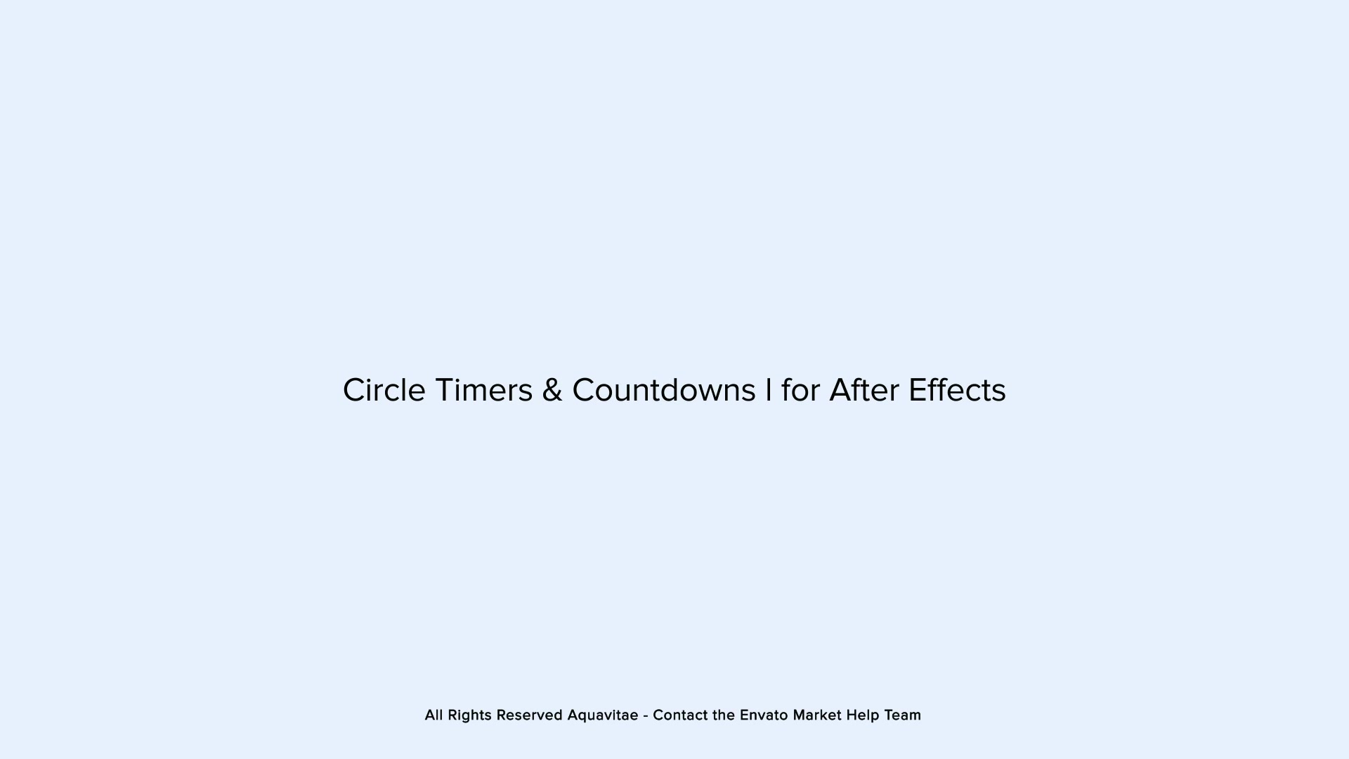 Circle Timers & Countdowns Videohive 36586330 After Effects Image 12