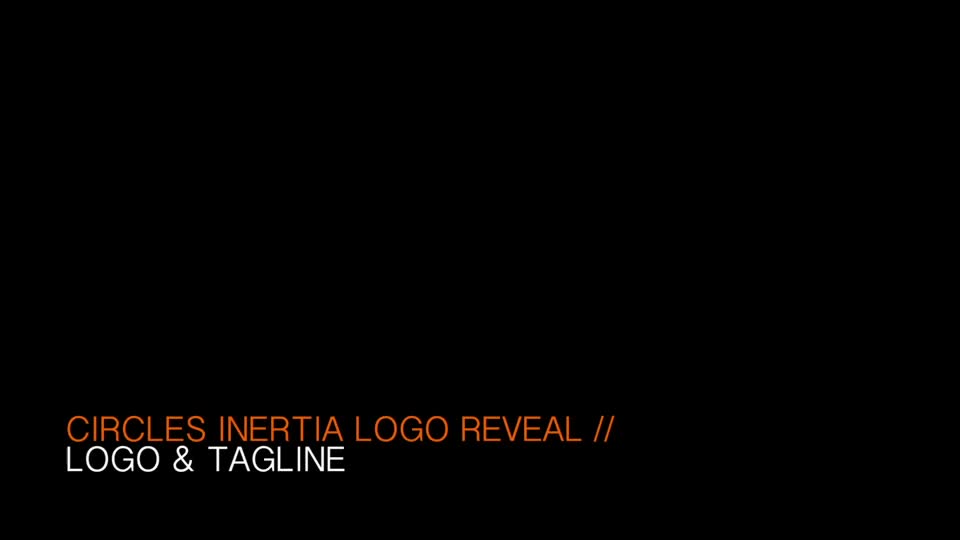 Circles Inertia Logo Revealer - Download Videohive 6706077