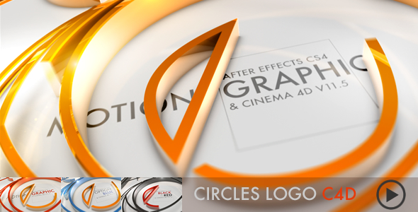 Circles Logo C4D - Download Videohive 1333187
