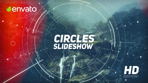 Circles Parallax Slideshow - 20630385 Videohive Download
