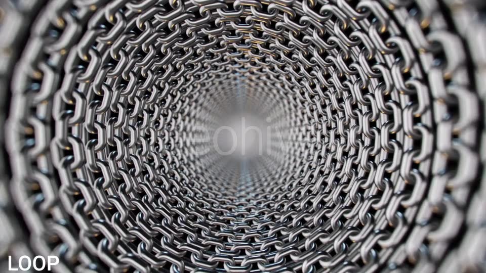 Circular Chain Tunnel - Download Videohive 15726222