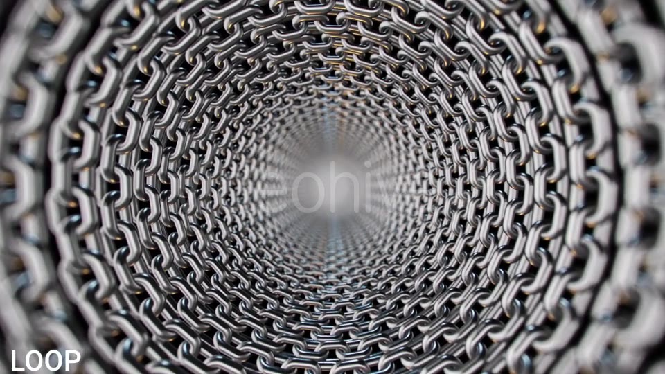 Circular Chain Tunnel - Download Videohive 15726222