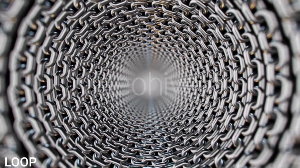 Circular Chain Tunnel - Download Videohive 15726222