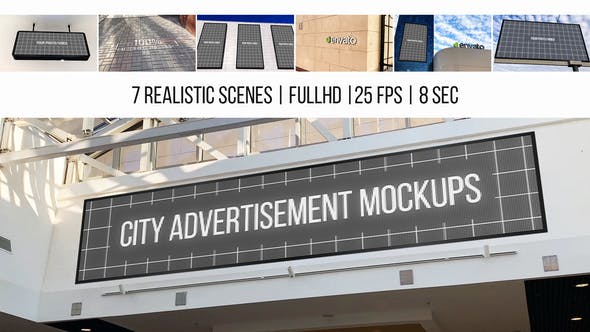 City Advertisement Mockups - Videohive 22989962 Download