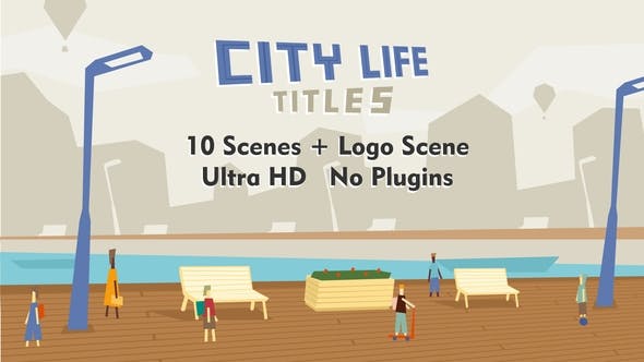 City Life Titles - Videohive 30067959 Download