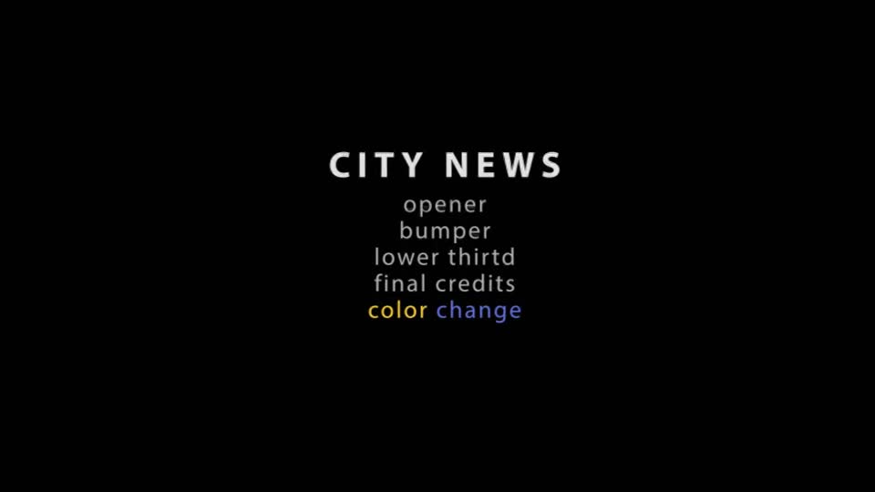 City News Videohive 19997680 After Effects Image 1