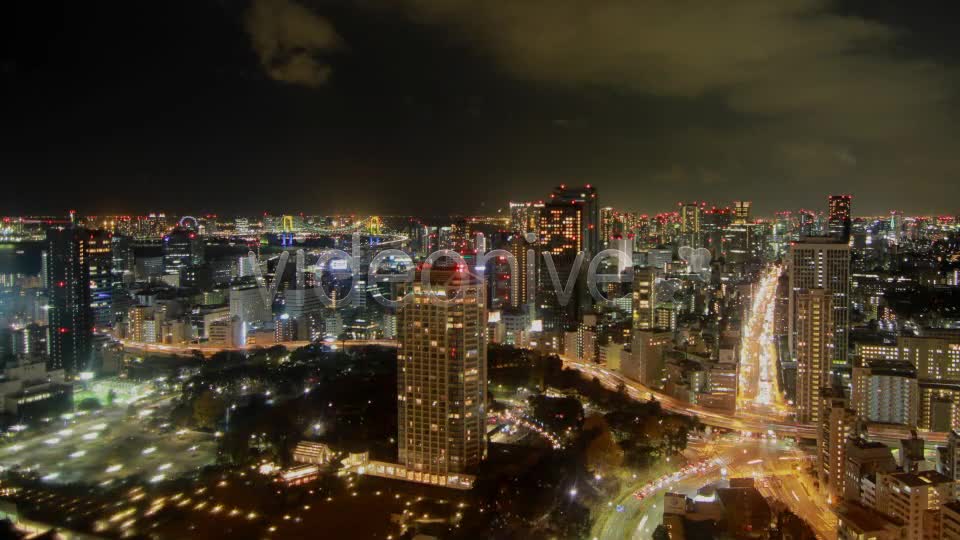 City Night View, Tokyo Time Lapse 1  Videohive 6437187 Stock Footage Image 1