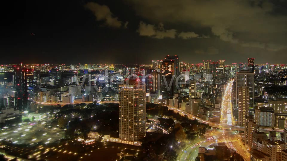 City Night View, Tokyo Time Lapse 1  Videohive 6437187 Stock Footage Image 3